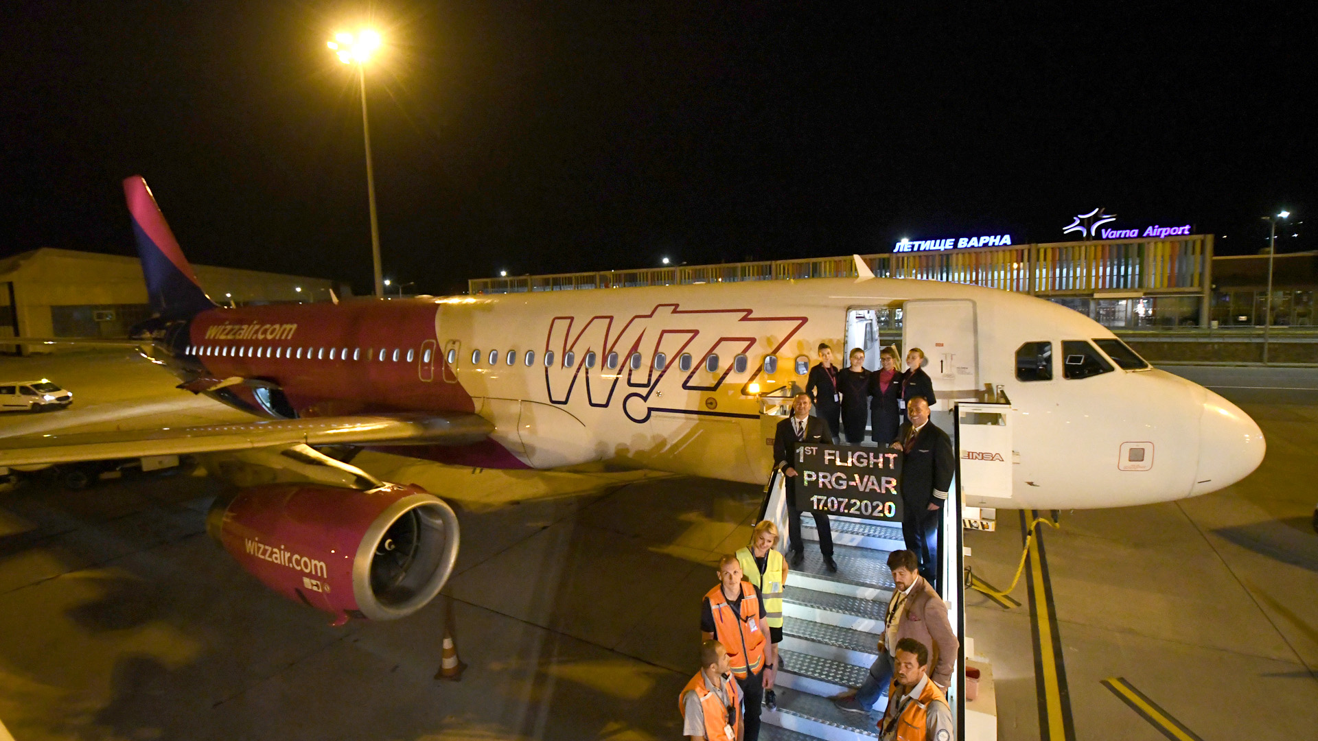 Varna Airport Welcomed The First Wizz Air Flight From Prague